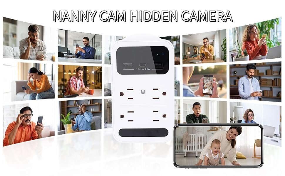 The usage scenarios of nanny cam hidden camera