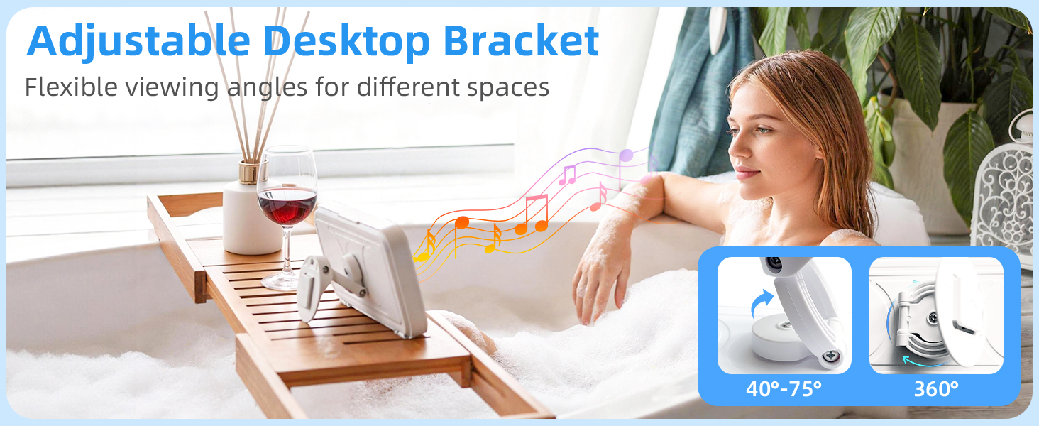 shower phone holder waterproof