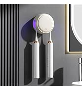 Wall Mounted Toothbrush Holder,Toothbrush Covers with 2 Toothbrush Slots,Rechargeable Travel Home...