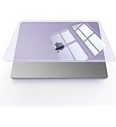 soonjet Compatible with MacBook Air 13 inch Case, Crystal Clear Shell, Fits 2022-2025 M4/M3/M2 Mo...