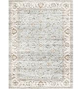Boho Living Room Washable Rugs 5x7 Large Area Rugs Vintage Carpet Home Bedroom Decor - Non-Slip S...