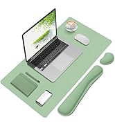 FreeNook Mouse Pad and Keyboard Wrist Rest, Large Keyboard and Mouse Pad Set, Ergonomic Mousepad ...