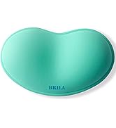 BRILA Ergonomic Silicone Mouse Wrist Rest, Cooling Silica Gel PU Leather Mouse Wrist Support Pad ...