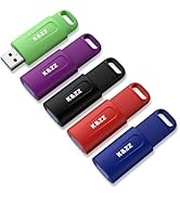 K&amp;ZZ 5 Pack 64GB Flash Drive 3.0 USB Flash Drives 64 GB Thumb Drive Retractable Gen 1 USB Drive M...