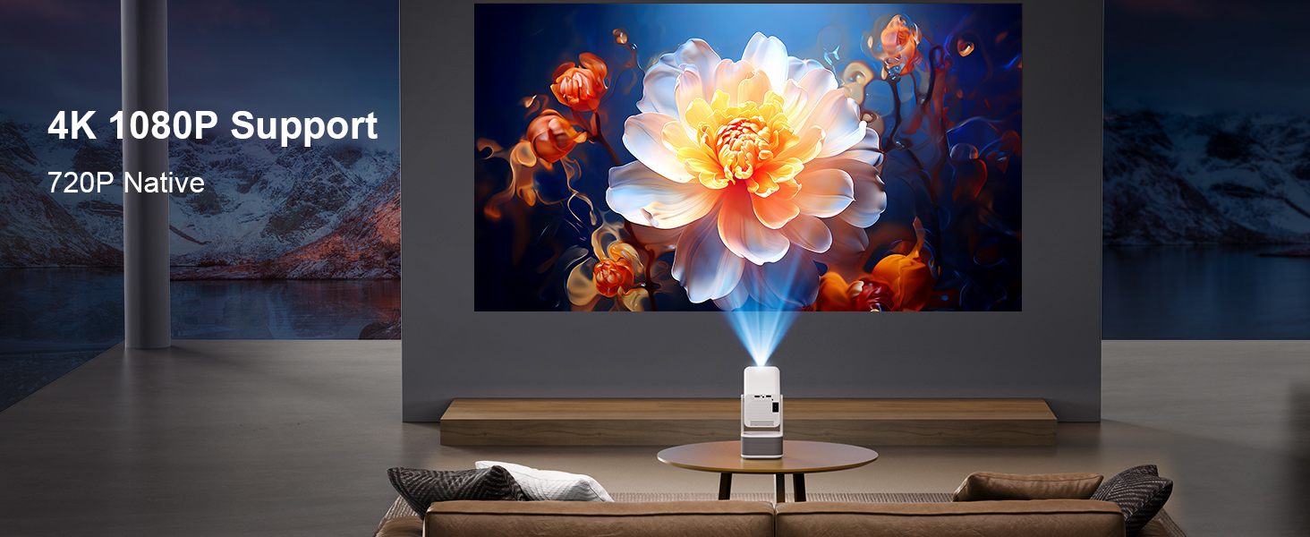 4k 1080p hd projector