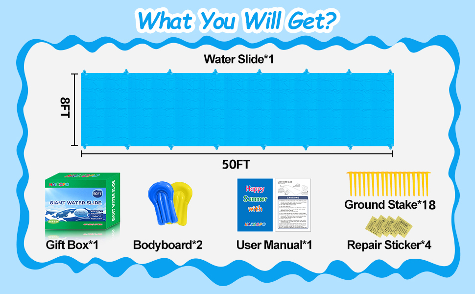 Slip and Slide for kids ages 4-8