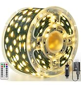 Ollny Christmas Lights 1000 LED 330 FT, IP67 Waterproof Plug in Christmas Tree Lights with Remote...