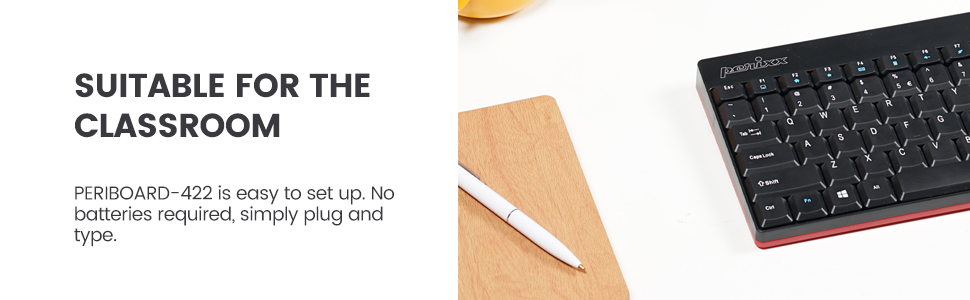 keyboard for the classroom wired no battery required needed