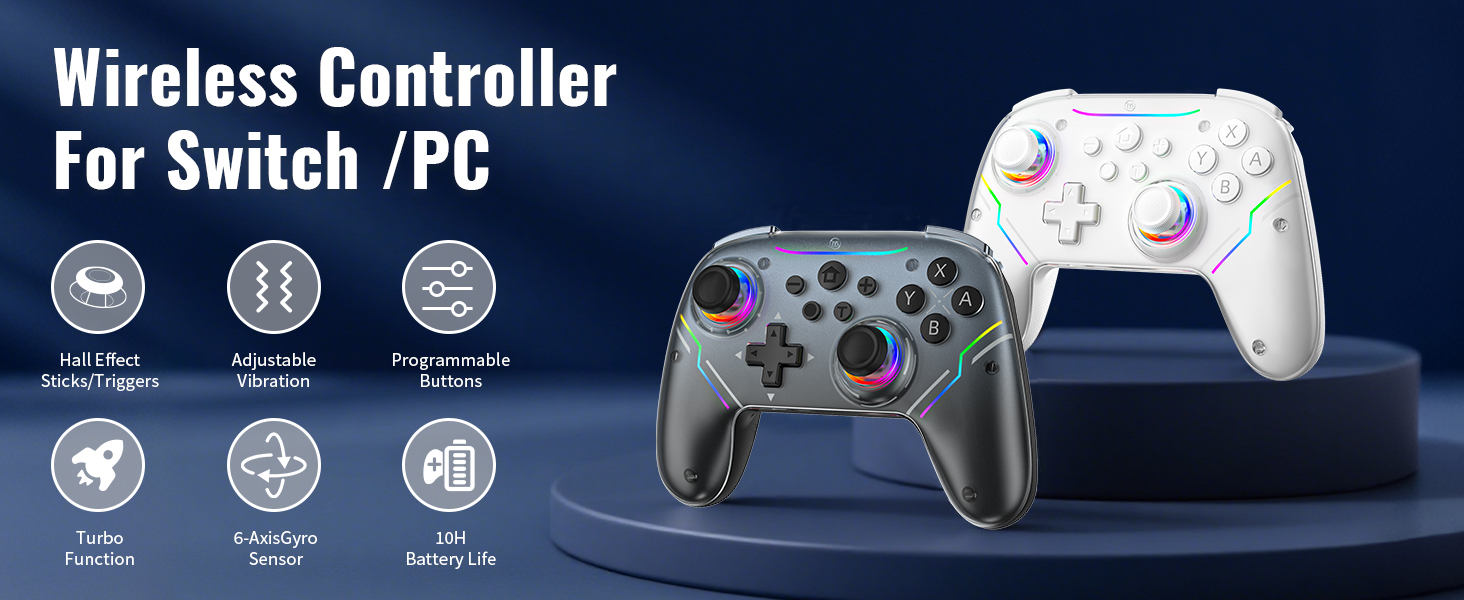 JDDWIN Wireless Controller Compatible With Nintendo Switch 2