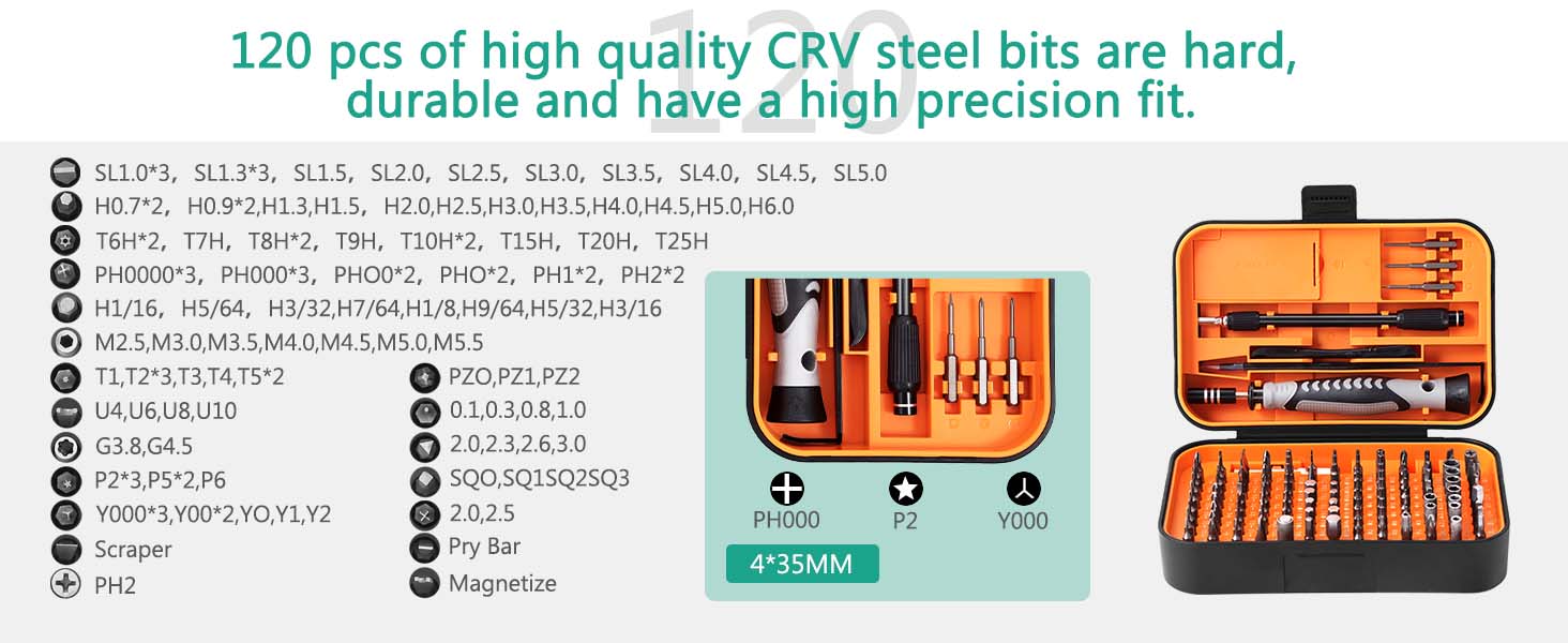 Precision Screwdriver Set, Magnetic Screwdriver Kit