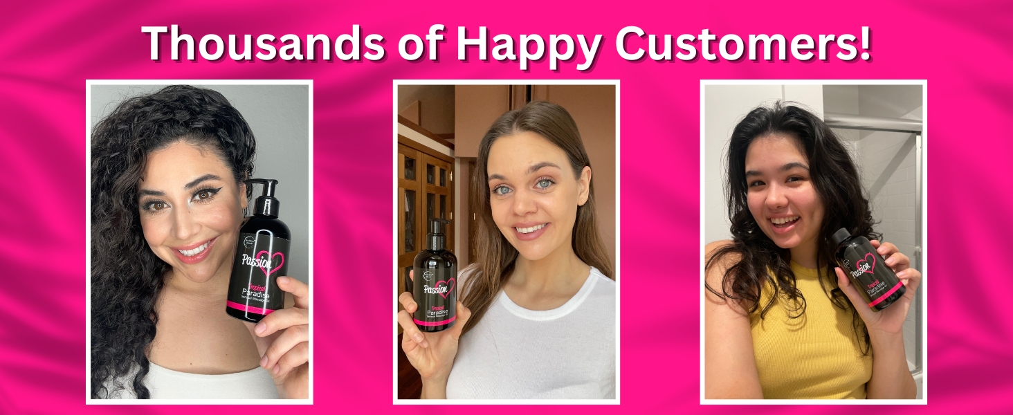 Happy passion massage oil customers