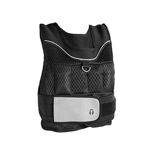 reflective strips, weighted vest