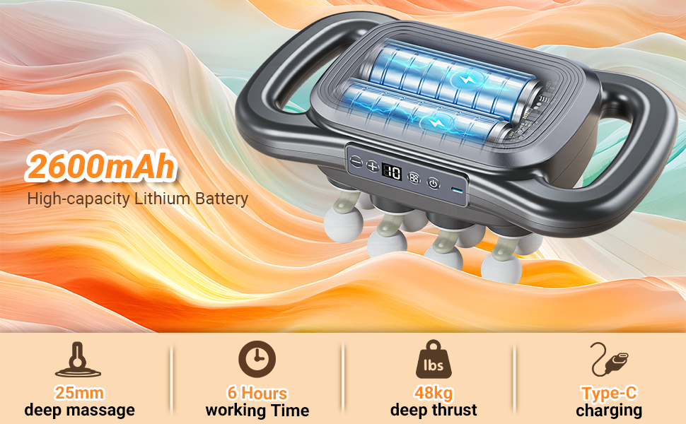 back massager for pain relief deep tissue