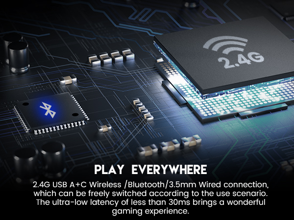 Wireless gaming headset