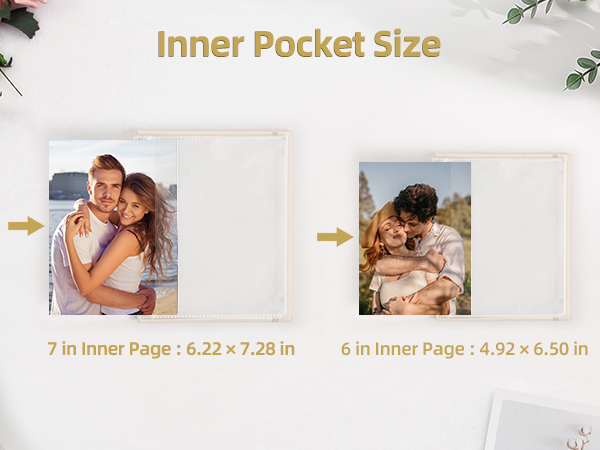 this side loading photo album lets you flip pages completely back