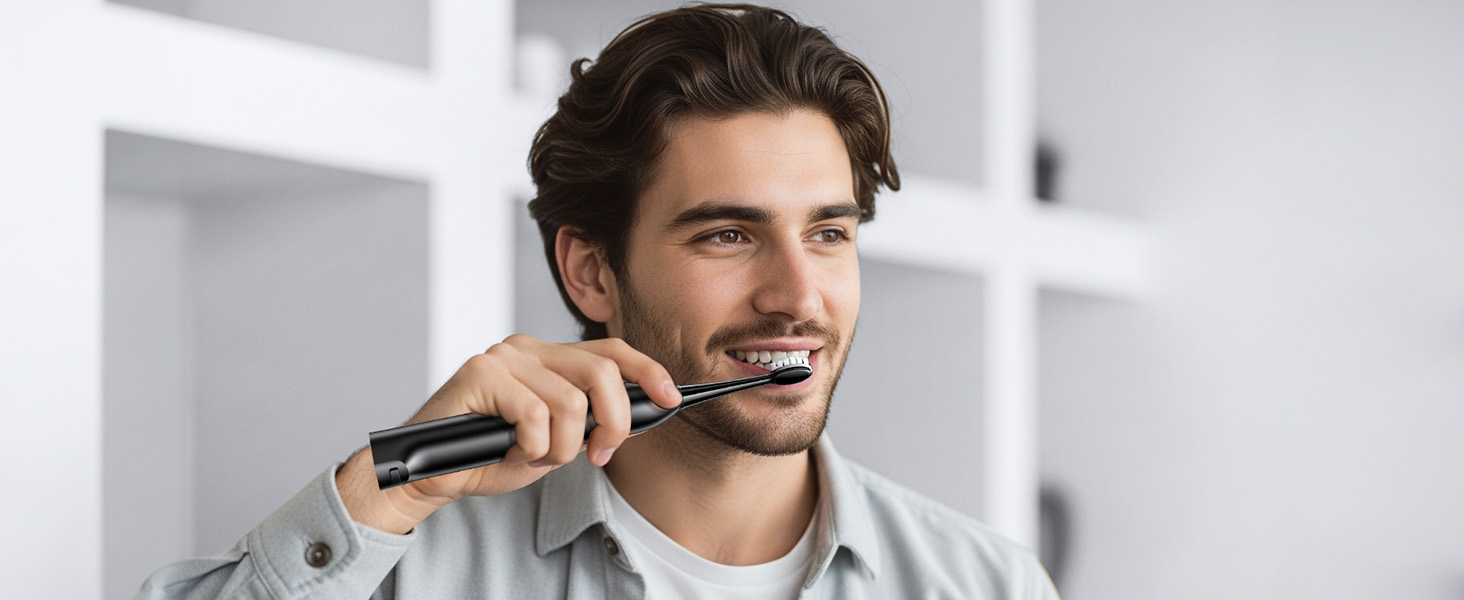 electric toothbrush with water flosser