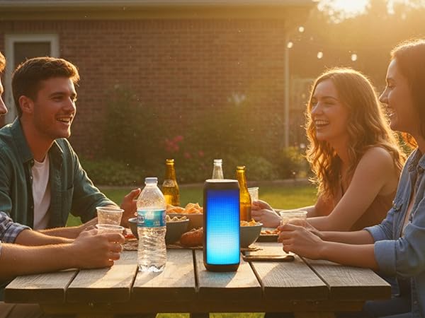 Wireless speaker with Bluetooth perfect use for ourdoor, backyard, garden, camping and outside
