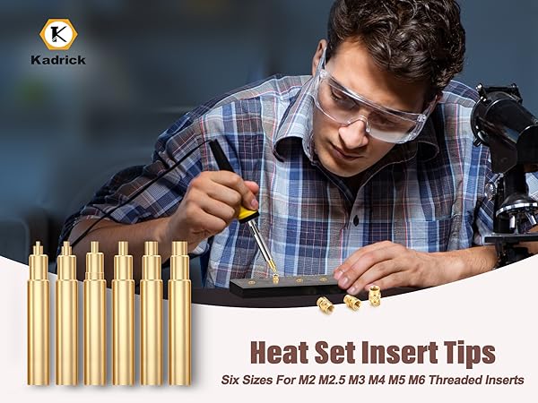 Heat Set Insert Tool M2 M2.5 M3 M4 M5 M6