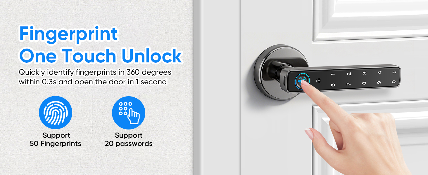 Smart Door Lock with Knob