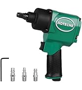 Hoteche Impact Wrench 1/2" Drive Pneumatic Impact Tool 530 ft-lbs Adjustable Power Air Impact Dri...