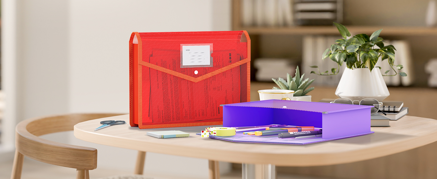 plastic expanding file folder
