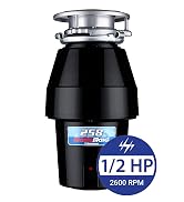 1/2 horsepower garbage disposal 2600 rpm continuous feed disposer