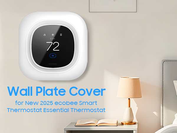Wall Plate 2025 ecobee Smart Thermostat Essential Practical Trim Plate Bracket Cover Mount Holder