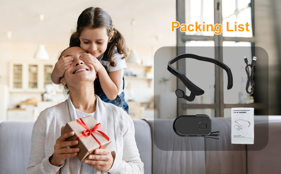 neck reading light rechargeable