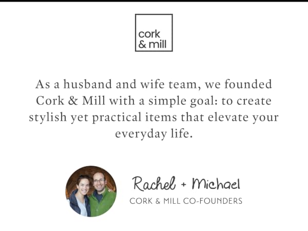 Cork and Mill founders note