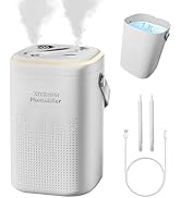 XIYIUSSM Humidifier for Bedroom 1.3l Plug In Easy Clean Humificador Smart Portable Air Small Desk...