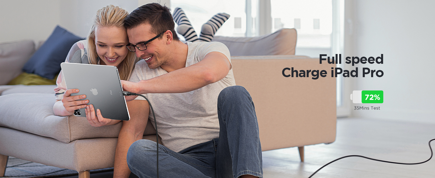 USBC to USBC 100W [6ft/3Pack] USB C to USB C Fast Charging Cable Braided C to C Charger Cord 