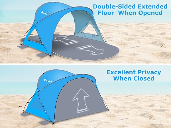 4 person beach shade tent