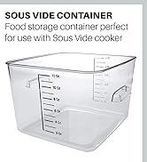 Sous Vide Food Container