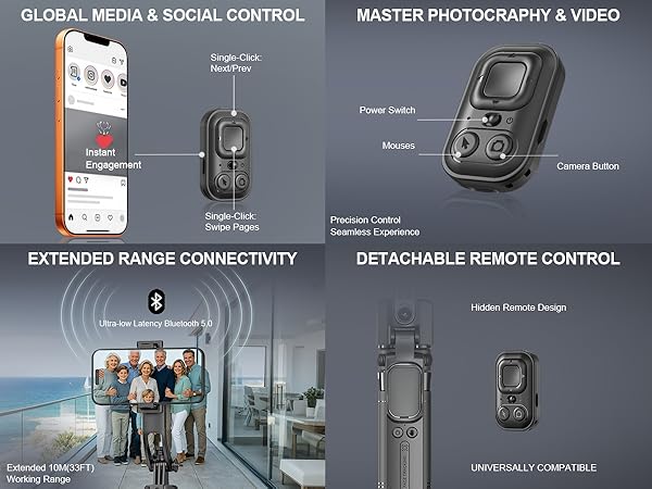 tripod for iphone with remote