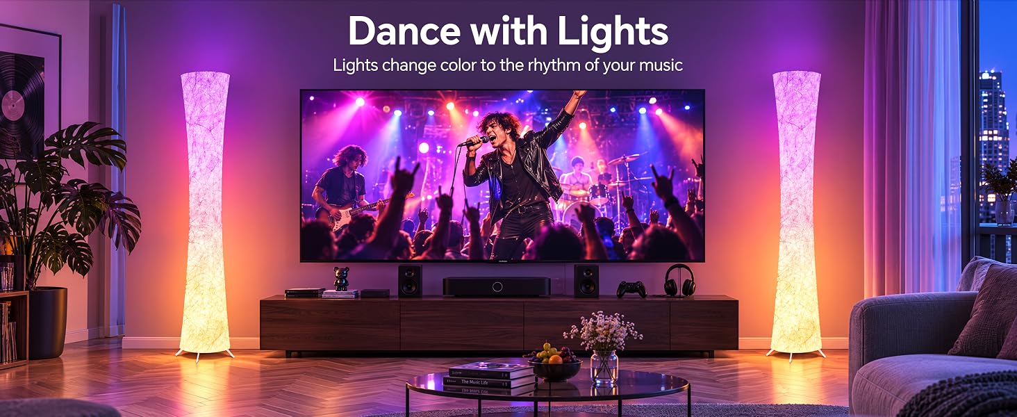 RGB Corner Floor Lamp