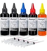 Aomya Ink Refill kit 5x100ml for Canon 250 251 270 271 280 281 1200 2200 PG240 CL241 PG245 CL246 ...