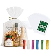 LALIPA Cellophane Treat Bags Cellophane Bags With Twist Ties