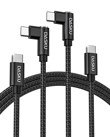 90 Degree USB C to USB C Cable