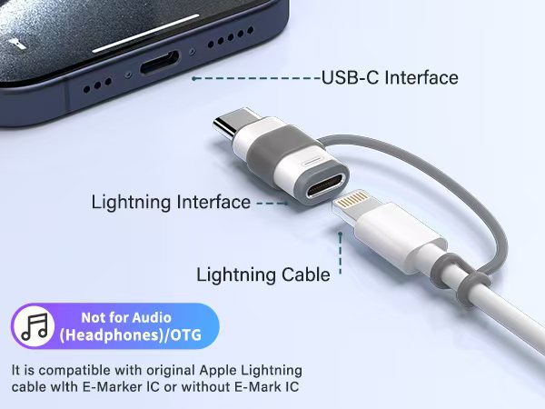 iphone to usb c adapter