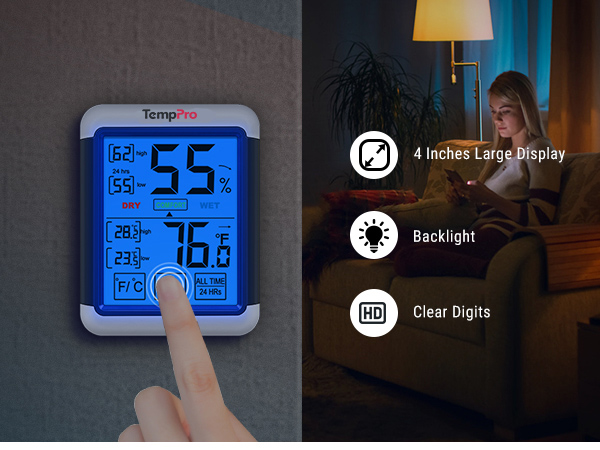 humidity sendor humidity gauge room thermometer temperature and humidity monitor