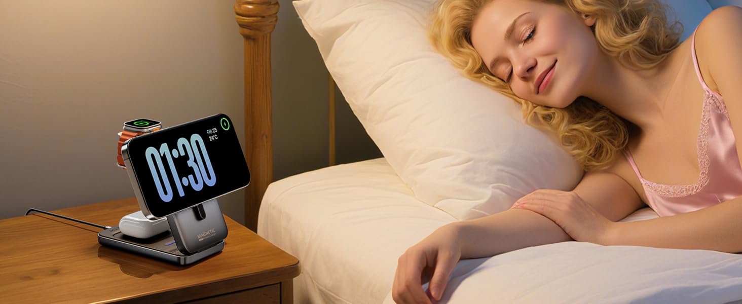 Nightstand charging station