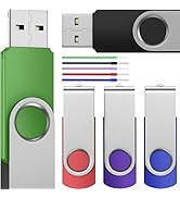 FEBNISCTE Flash Drive 8GB USB 3.0 Bulk 5 Pack Thumb Drives - Foldable 8 GB USB3.0 Memory Stick Mu...