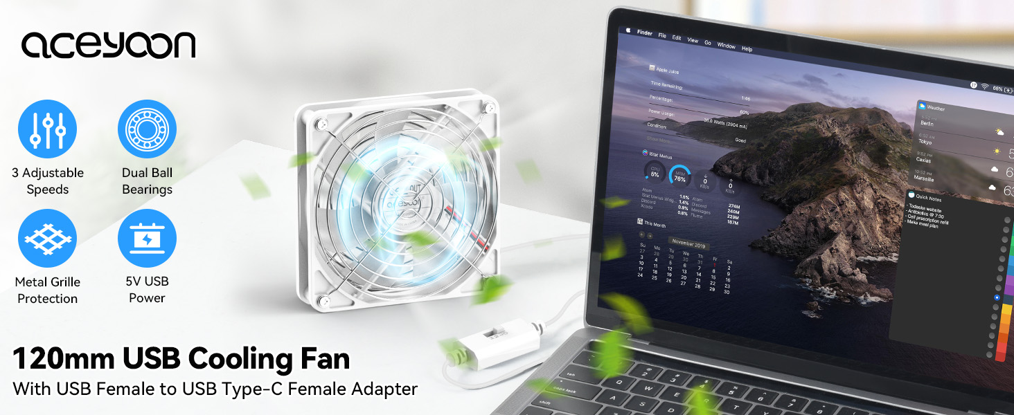 120mm USB Fan