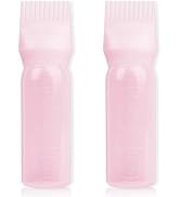 BLAAROOM Root Comb Applicator Bottle 6 Ounce, 2 Pack Hair Oil Applicator Bottle, Hair Dye Bottle ...