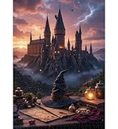 1000 Piece Jigsaw Puzzle for Adults – Magical Wizard Castle Fantasy Artwork, Enchanted Evening La...