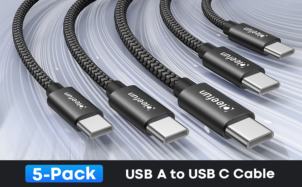 usb c cable 5pack