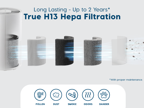 True H13 Hepa filtration