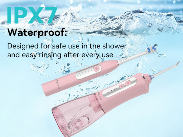 h2ofloss electric toothbrush and water flosser combo