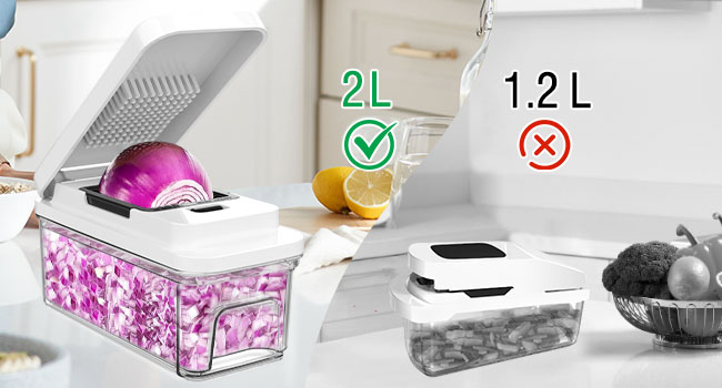 veggie chopper food chopper with container vegetable chopper