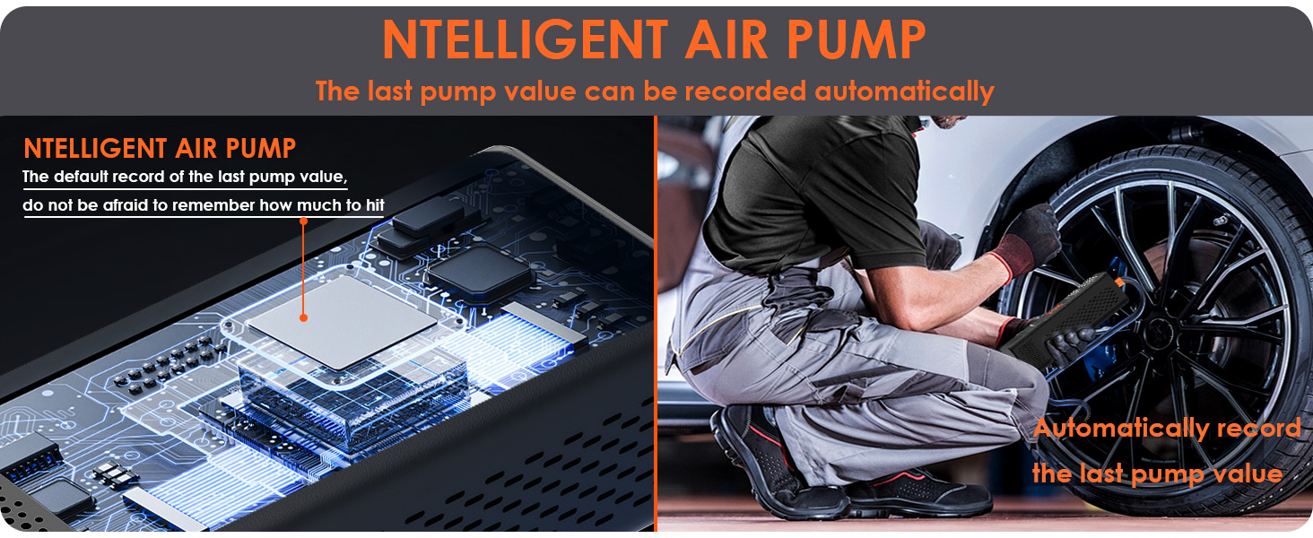 Portable Tire Inflator Air Compressor